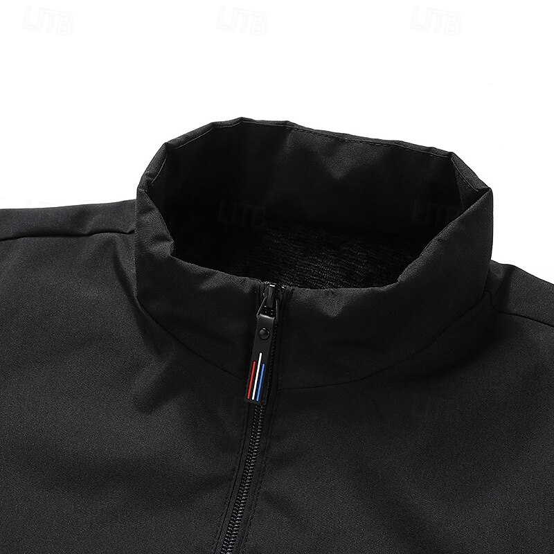 Men's Windbreaker Hiking Jacket Hiking Fleece Jacket Winter Outdoor Thermal Windproof Fleece Jackets Black Blue Grey4