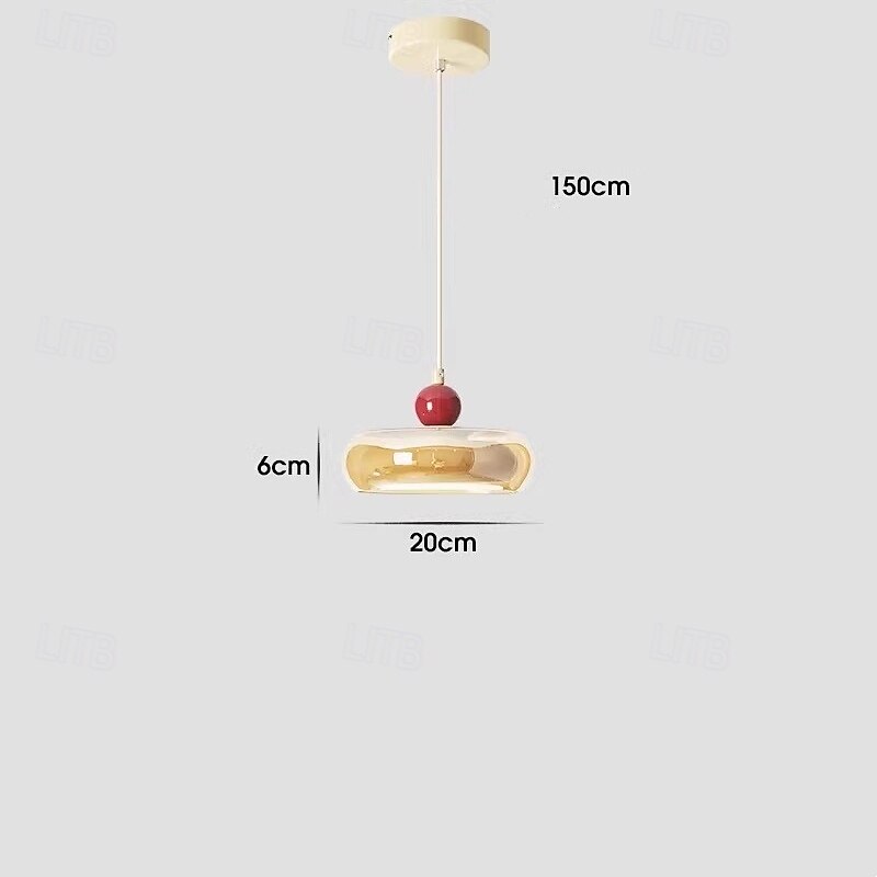 Modern Cream Style Disk Lamp Modern Metal Restaurant Art Pendant Lamp Simple Metal Restaurant Art Pendant Lamp Bedroom Studio Decoration Ceiling Pendant Lamp Dimmable Lighting Fixture3