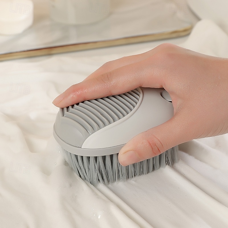 2pcs Laundry Brushes, Shoe Upper Brush, Multi-Functional Cleaning Brush, With Hanging Feature