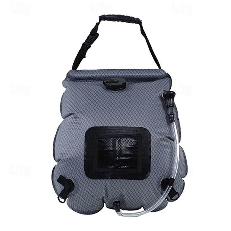Portable Solar Shower Bag for Camping, Solar Heated Shower with Temperature Indicator, Leak-Proof Outdoor Shower for Hiking, Beach, Travel & Emergency Use3