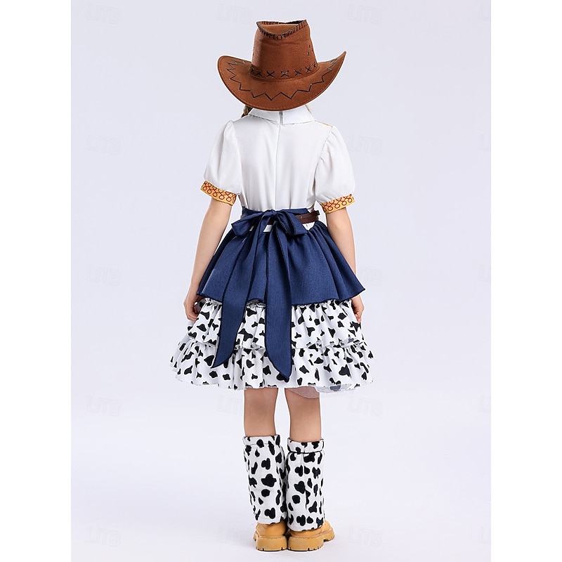 Toy Story Jessie Cosplay Costume Halloween Props Masquerade Anime Halloween Movie Cosplay for Girls' Kid's Christmas Halloween New Year Party Casual Daily2