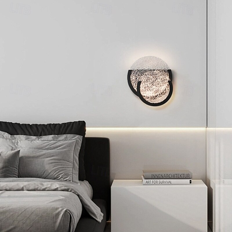 LED Wall Sconces Crystal Wall Lamps Wall Sconces Bedroom Shops Cafes Wall Light 110-240V2