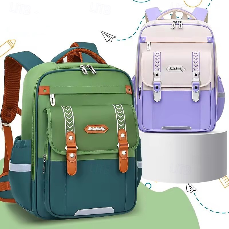 Primary School Bag Boys Ergonomic Backpack Kids Waterproof  Schoolbag Book Bag Large-capacity Girls Cloud Backpack2