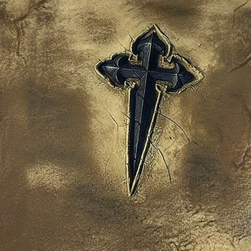 Male Graphic Cross Polo Long Sleeve Turndown Vintage Style Casual Sports & Outdoor Athleisure Casual Daily Zipper 3D Print Spring Fall Winter Dark Grey Blue Brown3