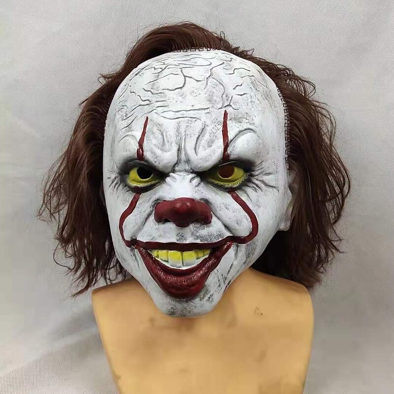 Clown Pennywise Halloween Mask It Horror Creepy Clowns Scary Full Head Adults' Men's Unisex Halloween Carnival Performance Party Easy Halloween Costumes Dress Up4