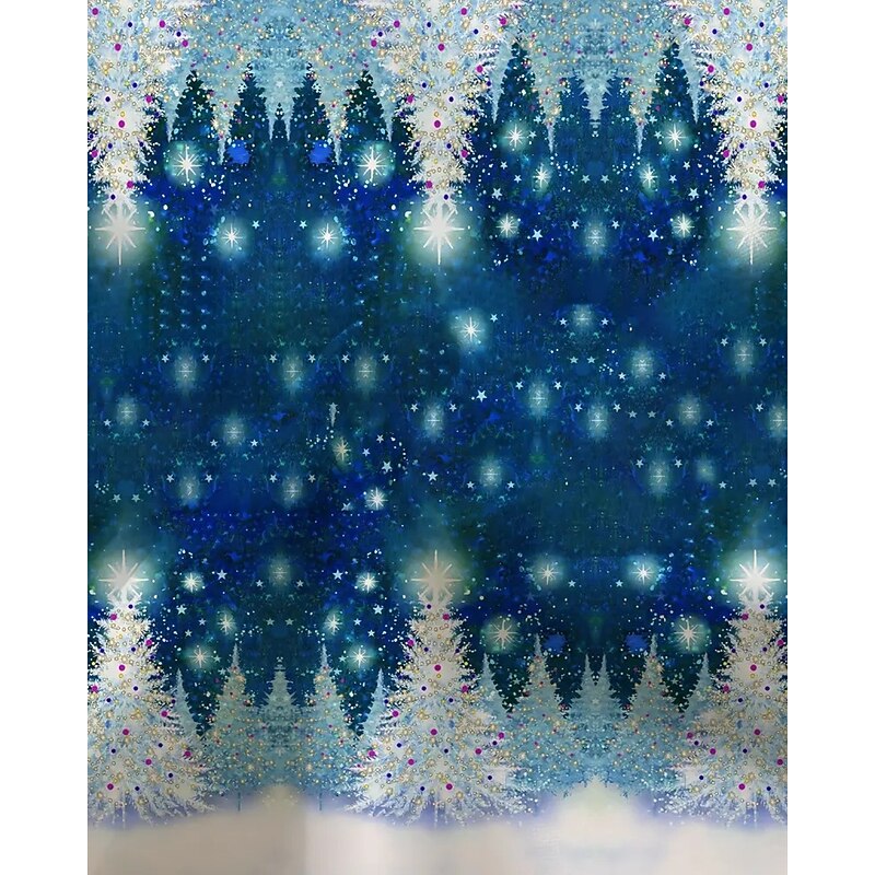 Girls' 3D Snowflake Trees Dress Long Sleeve Summer Spring Vacation Daily Holiday Princess Beautiful Sweet Kids 4-12 Years Casual Dress A Line Dress Knee-length Regular Fit4