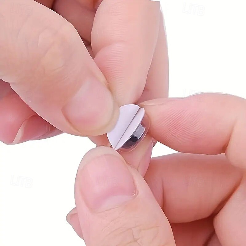 700pcs Mixed Size Self-Adhesive Wiggle Eyes, 4mm-12mm Sticky Googly Eyes for DIY Crafts, Scrapbooking, and Art Projects3