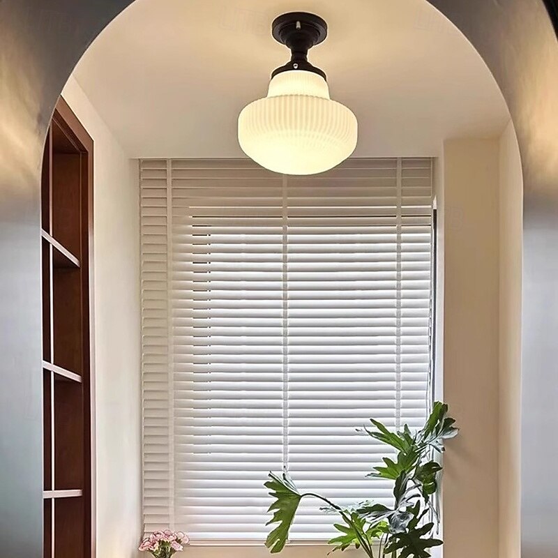 Aisle Ceiling Lamp Glass Ceiling Lamp Ceiling Chandelier Semi Flush Mount Ceiling Light Fixture 110-240V2