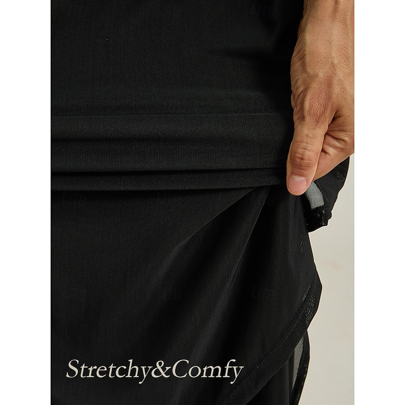 Women's Maxi Dress Sheath Dress Elegant Party Birthday Solid Color Short Sleeve V Neck Black Summer3