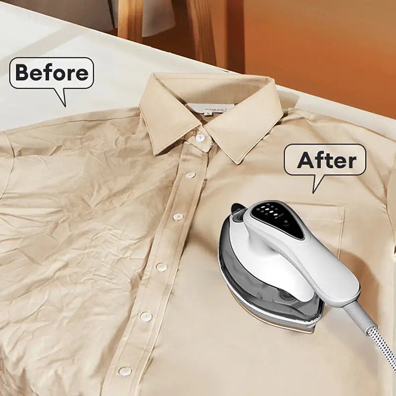 Handheld Garment Steamer Portable Ironing Machine With 25 Seconds Fast Heating And 90 Rotatable Design Compact And Lightweight Suitable For Home Travel Caravan Dormitory Travelling4