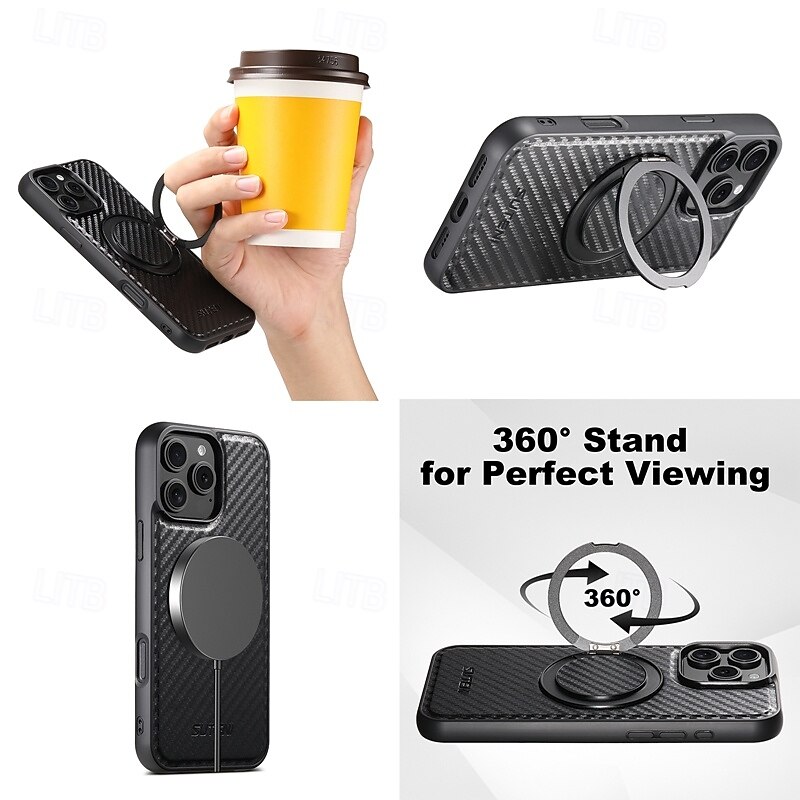 Phone Case For iPhone 17 Pro Max 17 Air 16 16 Plus iPhone 16 Pro 16 Pro Max 15 14 Pro Max Plus 13 Pro Max Back Cover with Stand Holder Magnetic Shockproof Retro4