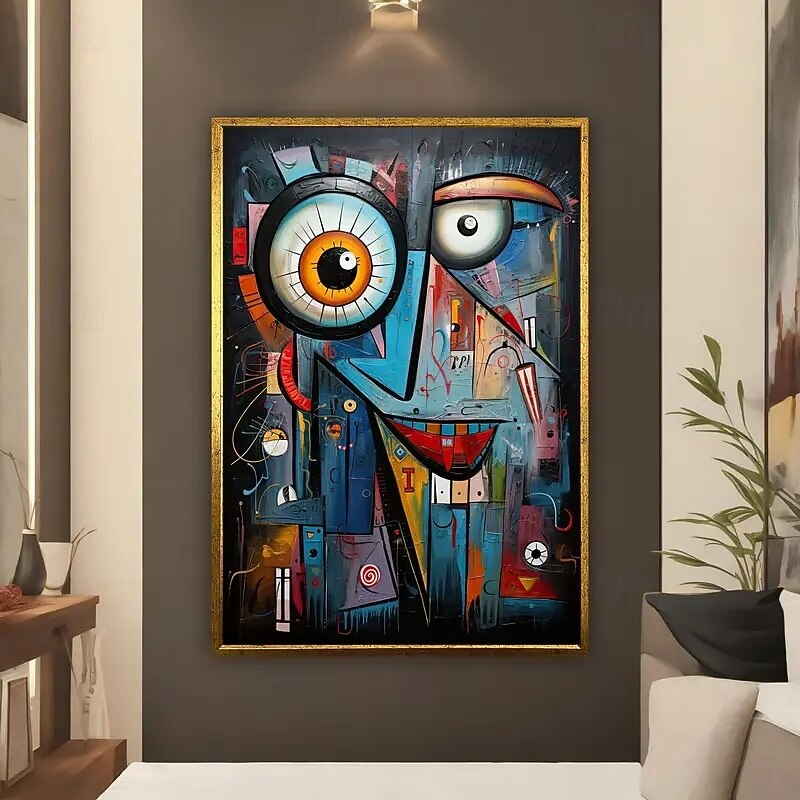 Unframed Modern African Abstract Art Print Living Room Modern Canvas Painting Art Wall Painting Canvas Poster for Bedroom and Living Room Decoration4