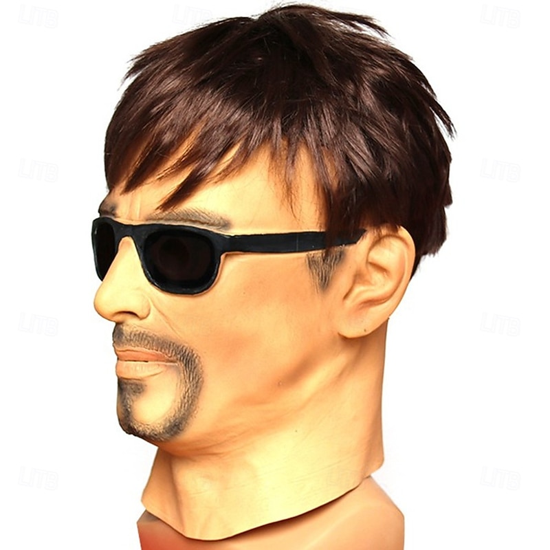 Celebrity Style Halloween Mask Realistic Mask Horror Scary Full Face Adults' Men's Women's Unisex Halloween Carnival Performance Party Easy Halloween Costumes Dress Up4