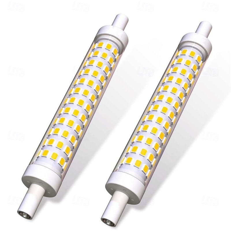 R7S 118mm LED Light Bulbs 78mm 220V Double Ended J Type Flood Light Dimmable 5W 9W for Landscape Lights Floor Lamps 2pcs