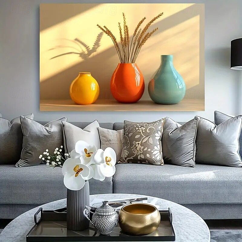 1 Frameless Modern Vase Canvas Art Print Suitable For Modern Wall Decoration Posters In Living Rooms And Bedrooms