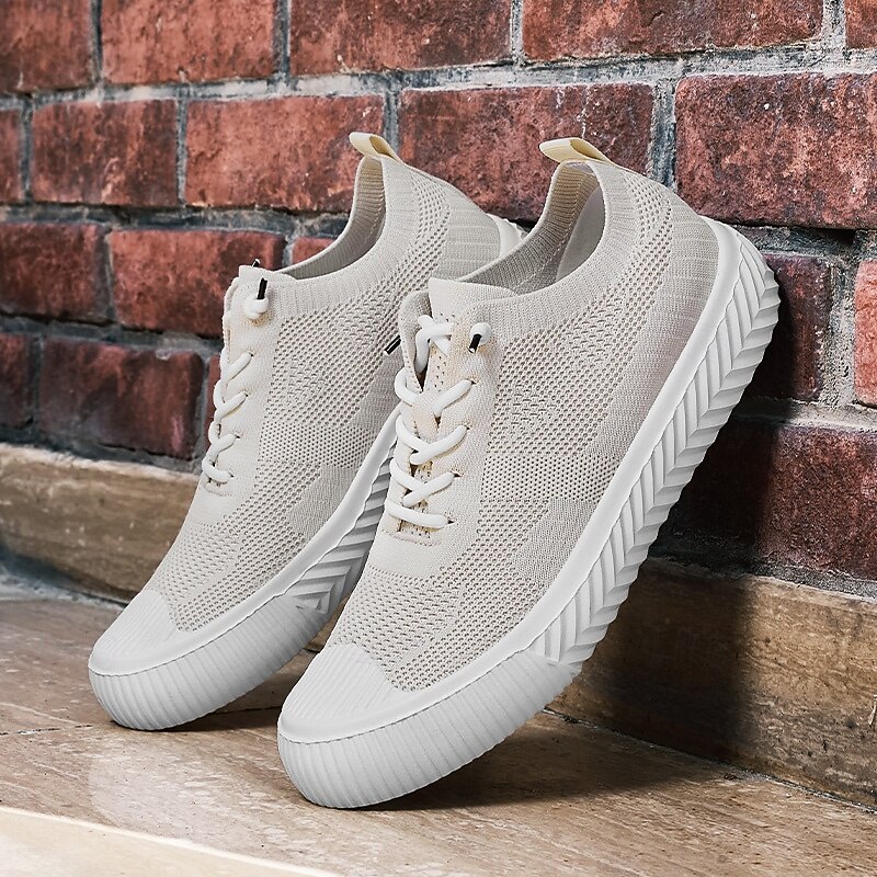 Men's Lightweight Mesh Running Shoes – Breathable Lace-Up Sneakers for Walking, Sports & Summer Activities3