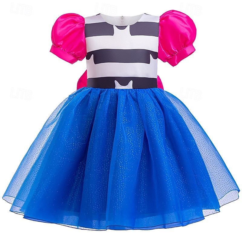 Gabby's Dollhouse Gabby Dress Tutu Tulle Dresses Adventure Movie Princess Movie Cosplay for Girls' Kids Halloween Carnival World Book Day Performance Educational Dress Up School Event Dress Up2