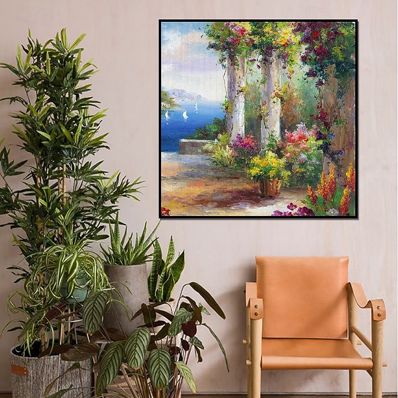 Handmade Oil Painting Canvas Wall Art Decoration Van Gogh Famous Painting Willows at Sunset Landscape for Home Decor Rolled Frameless Unstretched Painting3