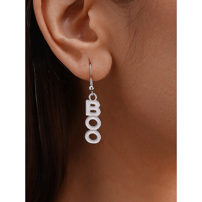 Women's Halloween Earrings  – Spider, Bat, Cat & Web Drop Dangle Earrings for Costume Parties and Trick-or-Treat Looks4