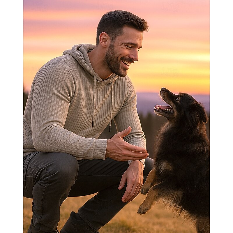 Men's Hoodie Hiking top Sport Hoodie Long Sleeve Hooded Tee Tshirt Top Outdoor Thermal Warm Lightweight Winter Quarter-Zip Polyester Black Army Green Navy Blue Hunting Fishing Running3