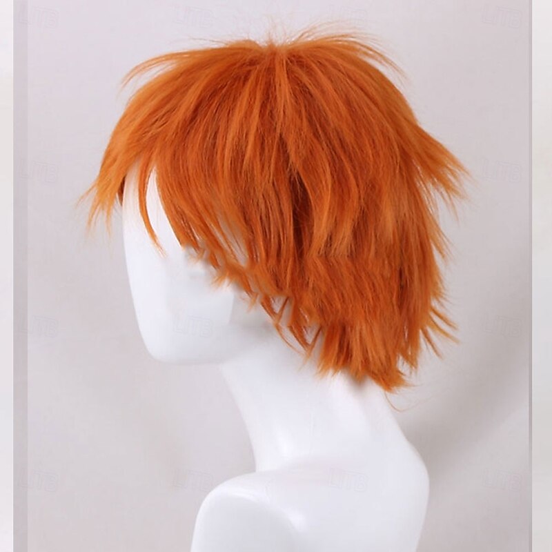 Peter Pan The Boy Who Wouldnt Grow Up Peter Pan Orange Cosplay Wig4
