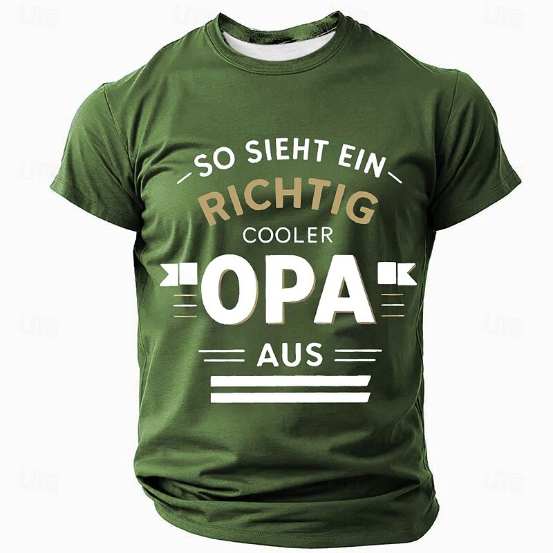 Men's Short Sleeve Graphic T-Shirt for Grandpa | 'That's What A Really Cool Grandpa Looks Like' Quote Tee2