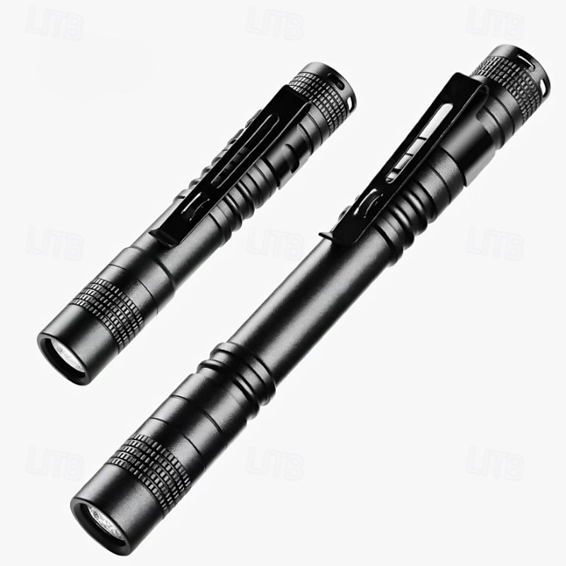 LED Pen Flashlights 1PCS, Lightweight, Mini, Waterproof Pocket Flashlight with Clip, Small Flashlights for Inspection, Work, Emergency