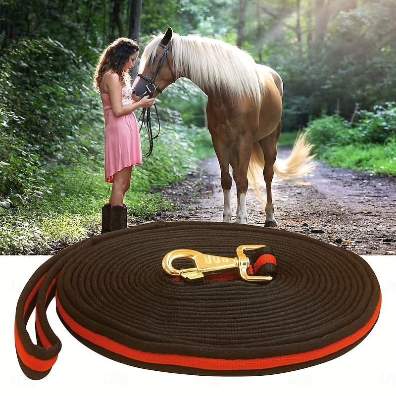 Trigger Clip Premium Horse Lunge Line - Perfect for Training & Exercise!