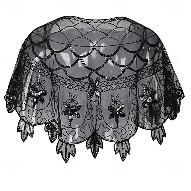 Women's Wrap Elegant Sun Protection Sleeveless Lace Wedding Wraps With Lace For Wedding Summer3