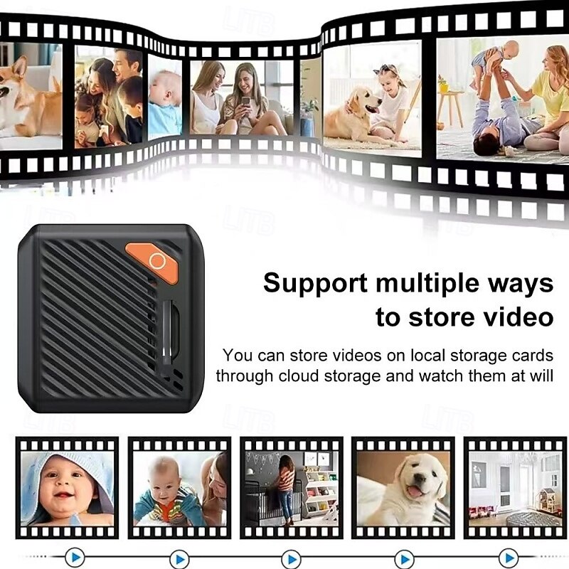 1080P HD Surveillance Camera Smart Mini Wireless Design WiFi Webcam - With IR Night Vision View Anywhere Anytime Wireless Camera3