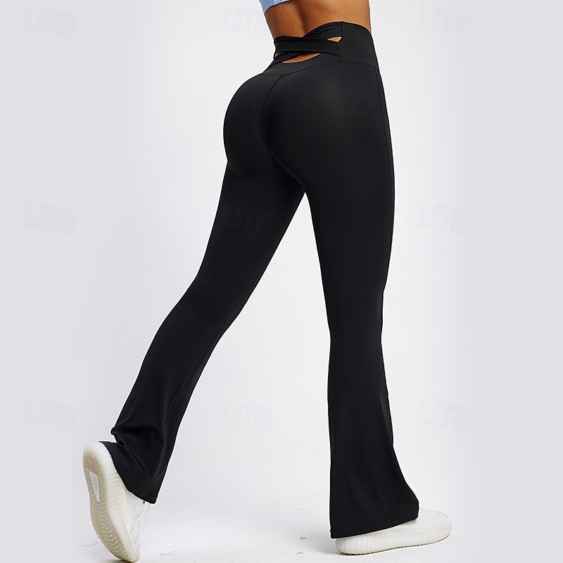 Women's Fleece Capris Leggings Yoga Leggings Tummy Control High Waist Gym Workout Athletic Bottoms Solid Color Black Coffee Grey Fall Sports Activewear Tight Fit2