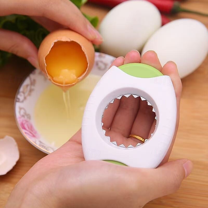 3 Pack Egg Shell Opener – Egg Top Cutter Tools for Cleanly Cracking and Removing Eggshells, Easy Egg Opener for Soft or Hard Boiled Eggs3