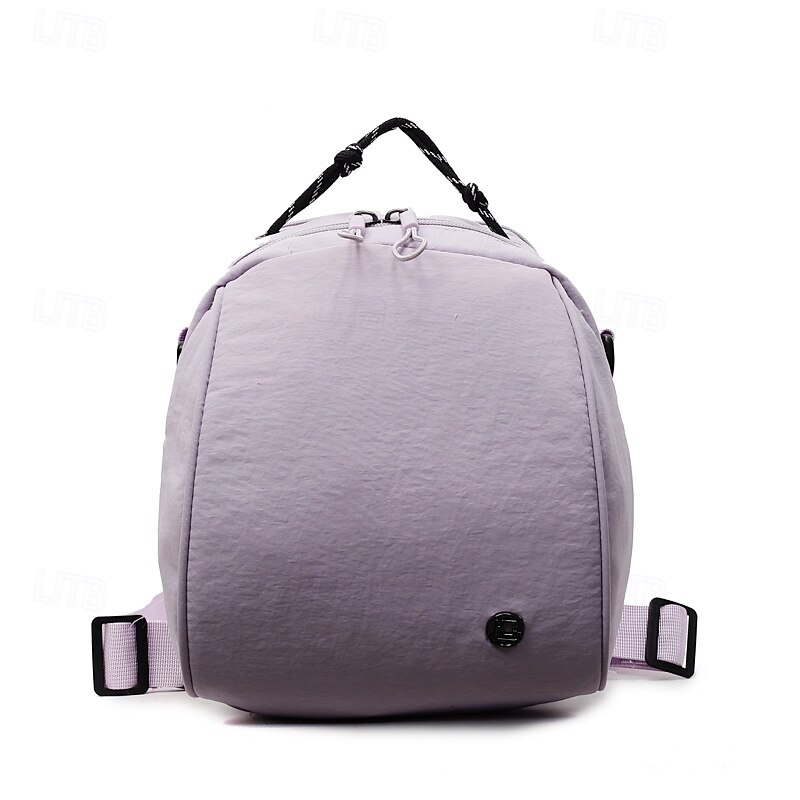 Kid's Backpack Mini Backpack School Daily Solid Color Oxford Lightweight Durable Anti-Dust Zipper Black White Purple2