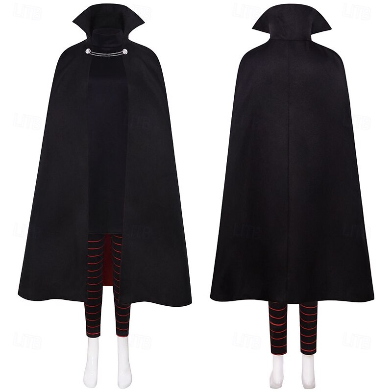Hotel Transylvania Vampire Mavis Dracula Dress Cloak Outfits Adventure Movie Cosplay Movie Cosplay for Women's Girls' Kid's Adults' Halloween Carnival World Book Day Performance Educational Dress Up4
