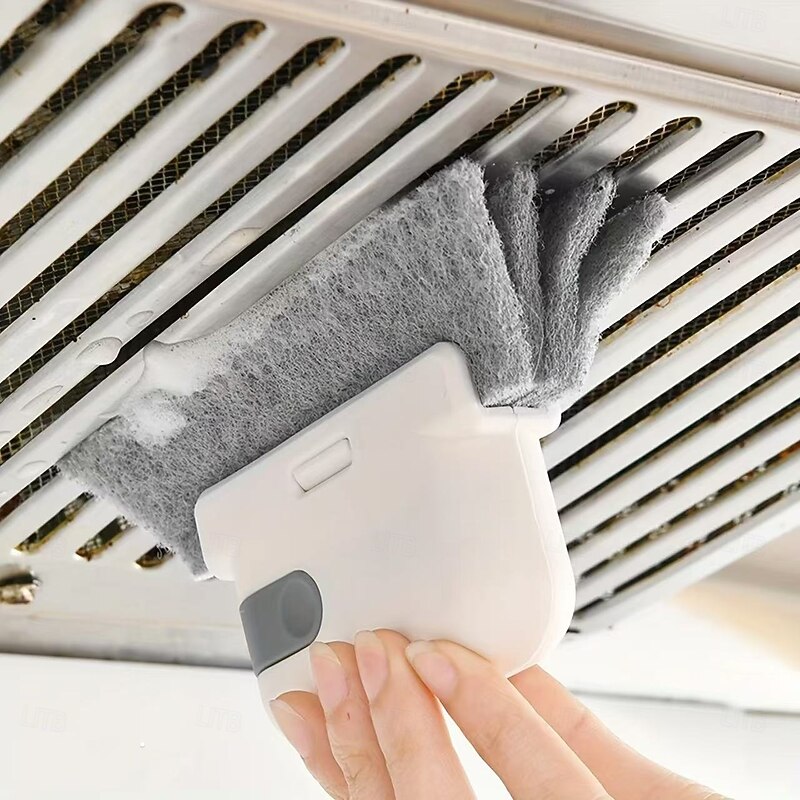 3PCS Multi-Purpose Door and Window Track Cleaning Brush Set, Small Gap Dust Remover for Home, Living Room, Bedroom, Ideal for Deep Cleaning and Back-to-School Supplies3