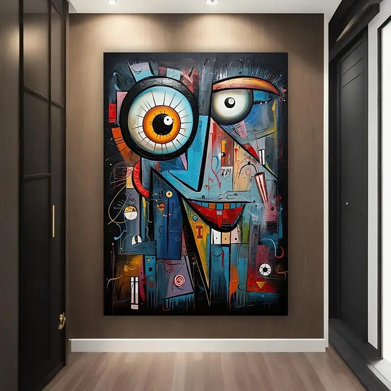 Unframed Modern African Abstract Art Print Living Room Modern Canvas Painting Art Wall Painting Canvas Poster for Bedroom and Living Room Decoration2