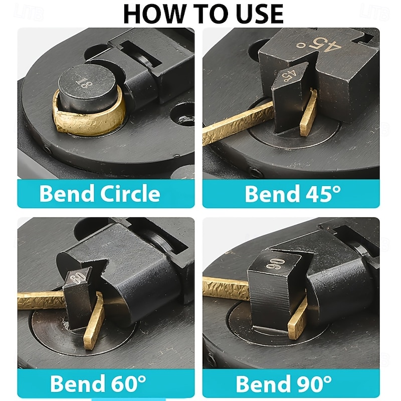 Compact Ring Bending Tool - Jewelry Making Kit with Adjustable Wire Bending Jig Set Ring Resizer Machine for DIY Craft Jewelry & Artistic Wire Forming DIY Ring & Earring Maker Tool - Ideal Gift2