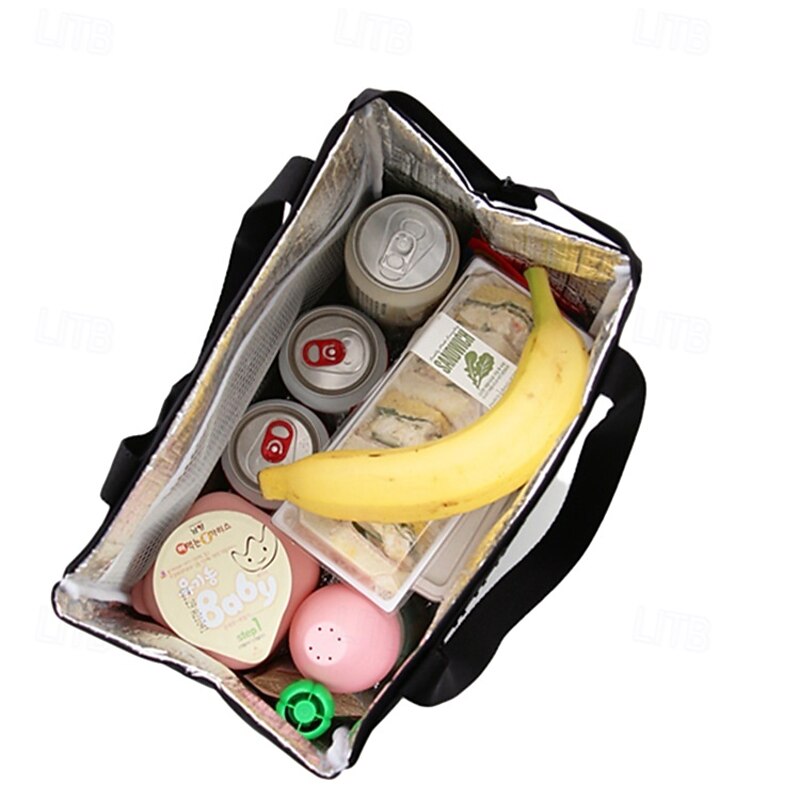 Lunch Bag for Women and Men for Back to School Office Picnic Hiking Beach Stylish Large Capacity Insulated Bento Bag for Baby Food Storage Mommy Tote and Lunch Box Organizer3