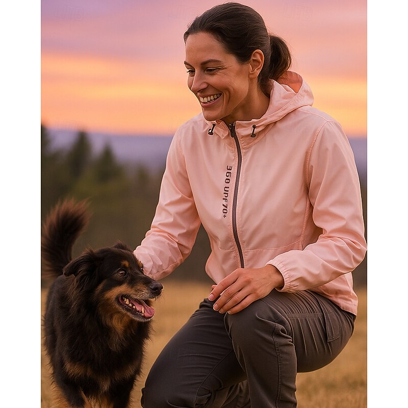 Women's Windbreaker Softshell Jacket Hiking Jacket Outdoor Sun Protection Quick Dry Lightweight Breathable Hiking Outfits Hiking Clothes Spring Autumn / Fall Jacket Climbing Camping / Hiking / Caving3