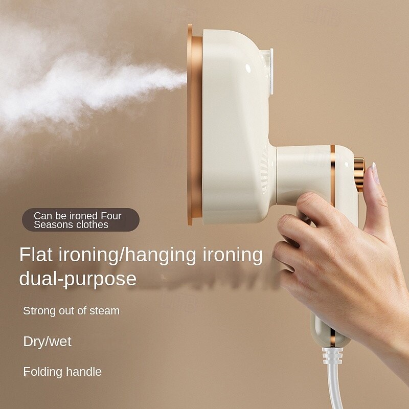 Portable Steam Iron Handheld Ironing Machine Household Clothing Iron Flat and Hang Ironing 2 in 1 Mini Rotating Electric Iron4