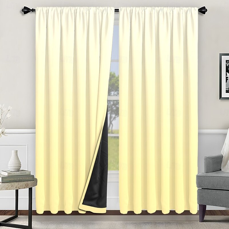 Curtain Drapes 2025 New 3D Printed Blackout Curtains  Full Light Blocking with Coated Backing Modern Window Drapes for Bedroom or Living Room3