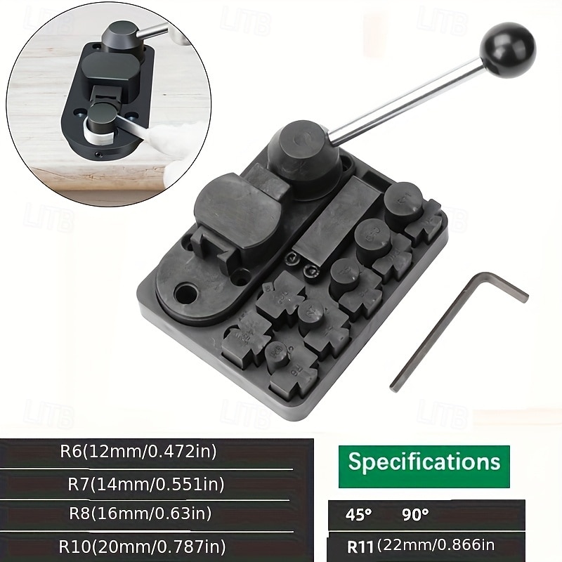 Compact Ring Bending Tool - Jewelry Making Kit with Adjustable Wire Bending Jig Set Ring Resizer Machine for DIY Craft Jewelry & Artistic Wire Forming DIY Ring & Earring Maker Tool - Ideal Gift3