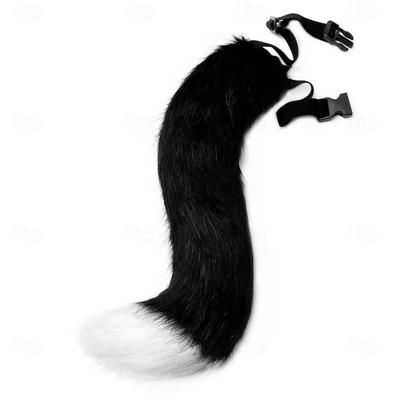Bendable Fox Tail for Cosplay – Handmade Realistic Animal Tail, Adjustable for Halloween, Party, Role Play, and Costume Accessories4
