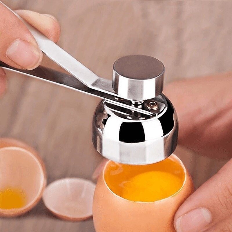 Stainless Steel Egg Shell Opener 304 Steel Tool for Opening Soft Boiled Eggs Century Eggs and Glutinous Rice Eggs Easy Eggshell Cutter for Home Kitchen Use2