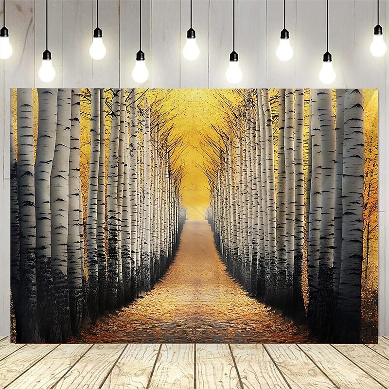fall Autumn Landscape Tapestry Photo Backdrop Wall Art Large Tapestry Mural Decor Photograph Backdrop Blanket Curtain Home Bedroom Living Room Decoration2