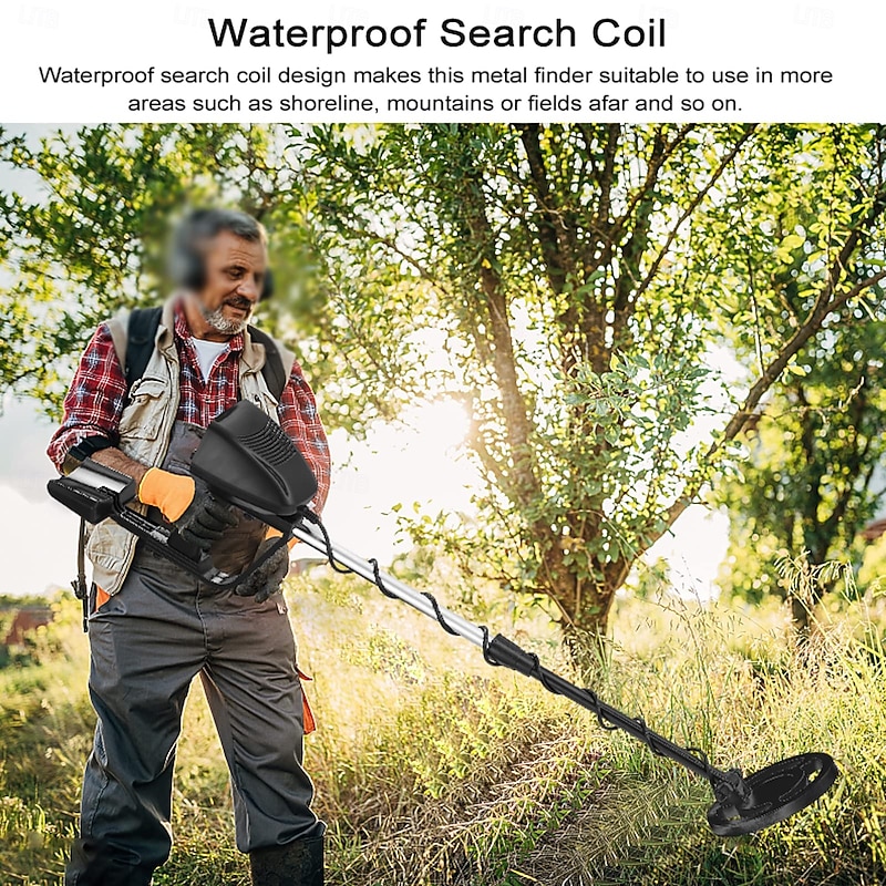 Underground Metal Detector, GTX4030 Underground Metal Detector Handheld Metal Detector Portable Detachable Easy Install Metal Detector High Sensitivity Underground Metal Detector2