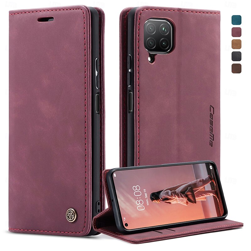 Phone Case For Huawei P40 P30 P20 Mate 20 Pro Wallet Case Flip Cover Kickstand Shockproof TPU PU Leather
