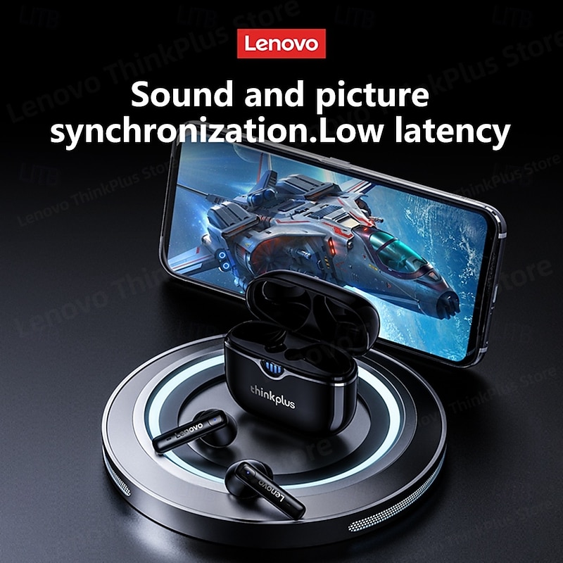 Lenovo LP15 True Wireless Headphones TWS Earbuds In Ear Bluetooth 5.3 Stereo with Charging Box Built-in Mic for Apple Samsung Huawei Xiaomi MI  Everyday Use Traveling Cycling Mobile Phone3