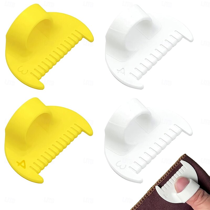 4/8 pcs Edge Sewing and Lockranding Tool for Beginners and Seniors, DIY Sewing Assist Tool, Home Sewing Template Accessory for Fabric, Handcraft