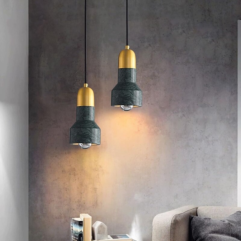 Chandelier Simple Nordic LED Chandelier Cafe Milk Tea Shop Tea Bar Hotel Single Chandelier Corridor Customized Hallway Stairs Balcony Luxury Pendant Lamps2